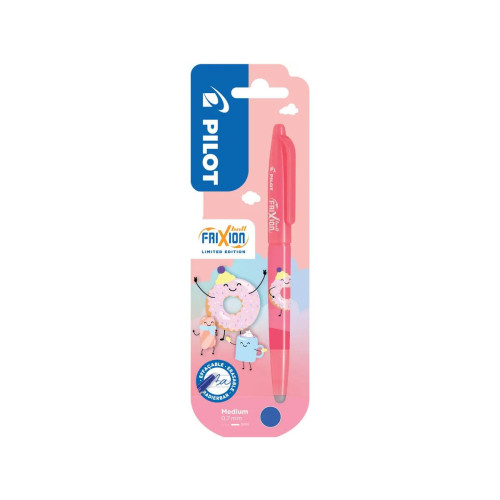 Pióro kulkowe Frixion coral-róż SWEET PARADISE wkład niebieskie Pilot (PIBL-FR7SW-DNL)
