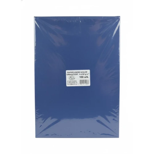 Papier kolorowy A4 granatowy 100k. 80g Protos