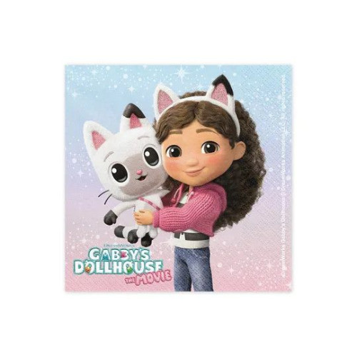 Serwetki Koci Domek Gabi mix papier [mm:] 330x330 Partydeco (SP33-110)
