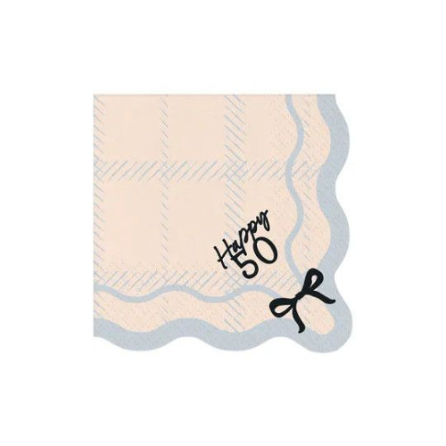 Serwetki Happy 50 mix papier [mm:] 330x330 Partydeco (SP33-102-50)