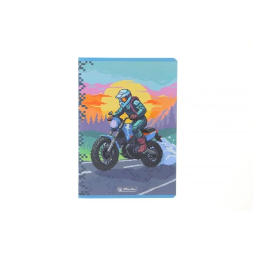 Zeszyt A5 Premium Pixel Fun 32k. 70g kratka Herlitz (400206283)