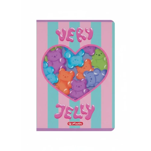 Zeszyt A5 Jelly 16k. 70g kratka Herlitz (400206372)
