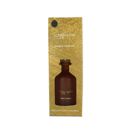Odświeżacz powietrza Scentchips Dyfuzor patyczkowy Balance Orange & Cedarwood 180ml Pavoncella (8716516204680)