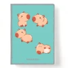 Zeszyt A5 PP Kawaii 60k. krata Narcissus