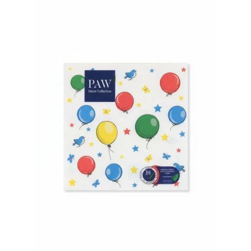 Serwetki Lunch Party Balloons mix papier [mm:] 330x330 Paw (SDL000101)