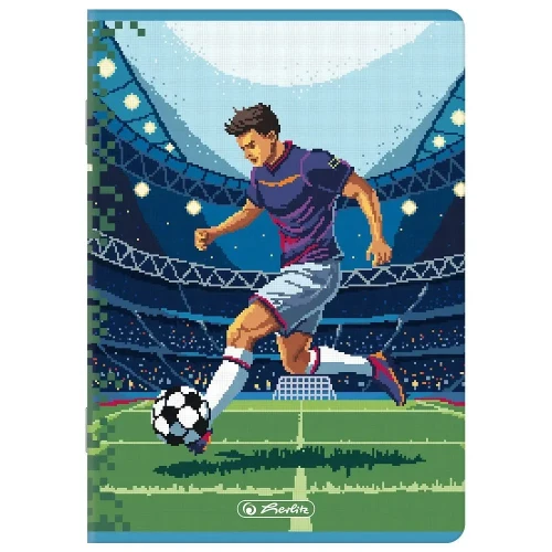 Zeszyt A5 PREMIUM PIXEL FUN 32k. 70g linia podwójna kolorowa Herlitz (400207520)