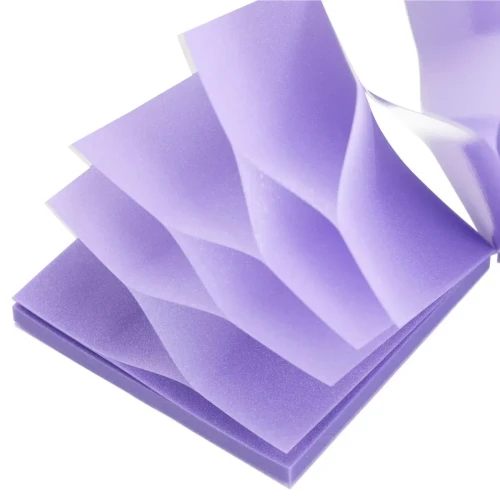 Notes samoprzylepny (karteczki) Transparentny brokat fiolet mix 200k [mm:] 75x75 Starpak (576527)