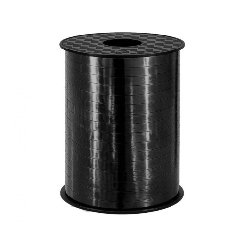 Wstążka metaliczna 5x458 [mm x m] czarny Godan (GT-5MP15)