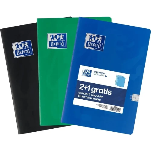 Zeszyt A5 Esse 2+1 60k. 90g krata Oxford (100302236)