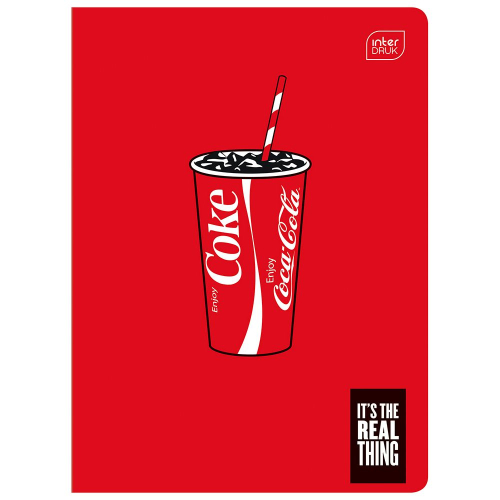 Zeszyt A5 HYBRID COCA COLA 32k. 70g linia kolor Interdruk (ZE60KFG)