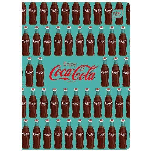 Zeszyt A5 HYBRID COCA COLA 32k. 70g linia kolor Interdruk (ZE60KFG)