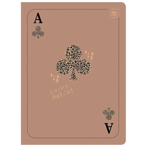 Zeszyt A5 SATIN GOLD metalic 80k. 70g linia Interdruk (ZE60KFG)