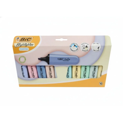 Zakreślacz Highlighter Grip KAWAII 6 sztuki wkład mix 1,2-4,6mm Bic (528643)
