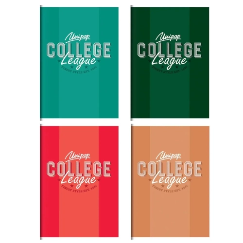 Zeszyt A5 COLLEGE DAILY 60k. 90g linia Unipap
