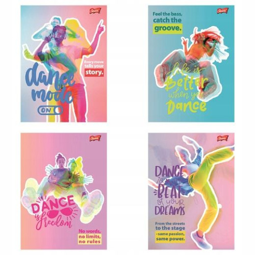 Zeszyt A5 Dance Mode 60k. 70g krata Unipap