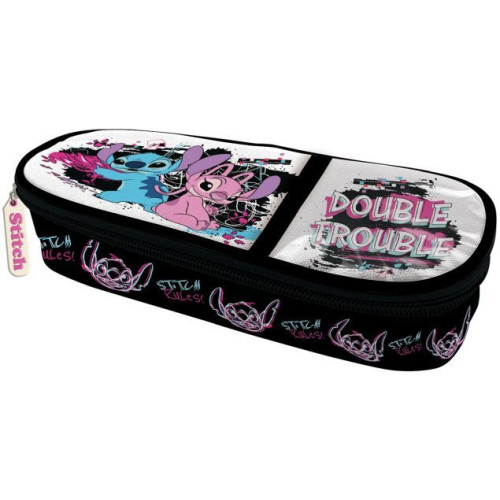 Piórnik Stitch Black z klapką Beniamin (58502)