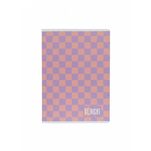 Zeszyt A5 CHECKERED VIBE 32k. 70g linia podwójna kolorowa Unipap