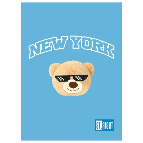 Zeszyt A4 NYC MOOD 32k. 70g krata Unipap