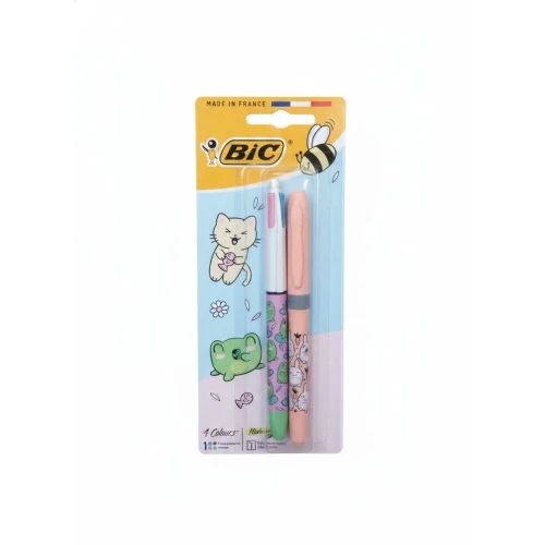 Zakreślacz Highlighter Grip KAWAII 2sztuki wkład mix Bic (528033)