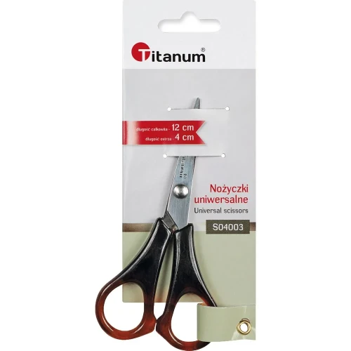 Nożyczki bursztynowe 12cm Titanum (S04003)