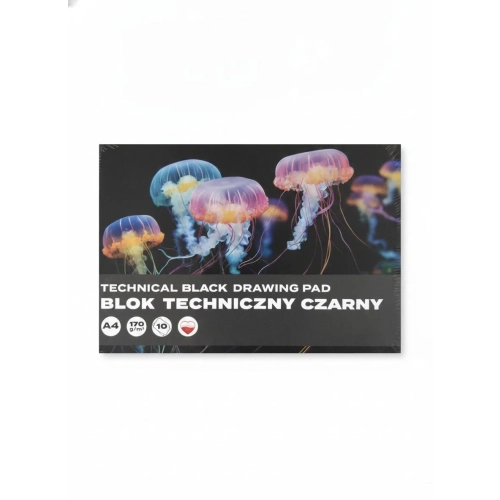 Blok techniczny czarny A4 Starpak (589014)