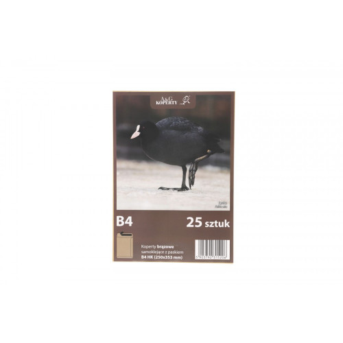 Koperta B4 hk brązowa [mm:] 250x353 A&G Koperty 25 sztuk