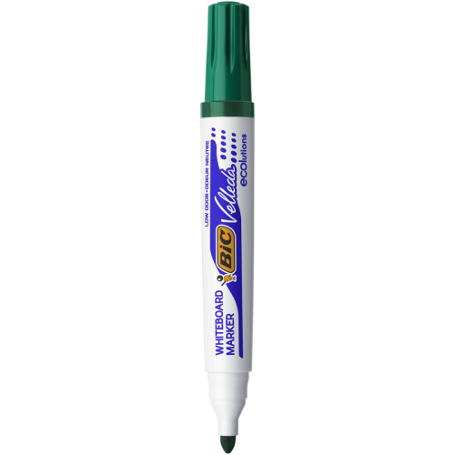 Marker suchościeralny Velleda Ecolutions 1701 wkład zielony 1,5mm okrągła końcówka Bic (904940)