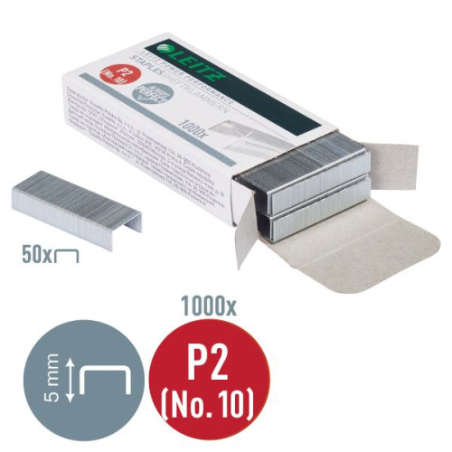 Zszywki 10 1000 szt Leitz (55770000)
