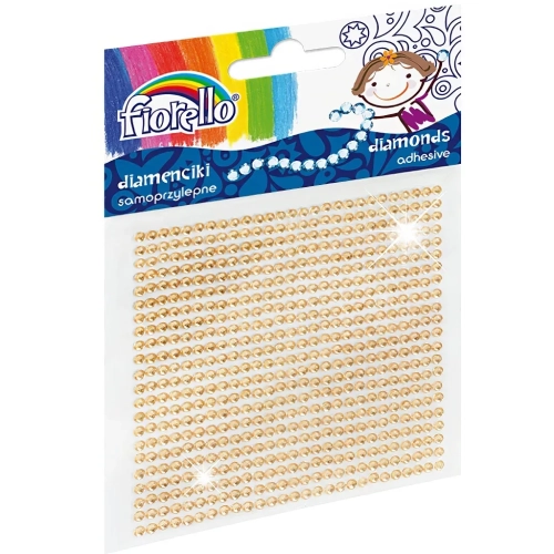 Diamenciki samoprzylepne Fiorello GR- DS02 beżowe małe