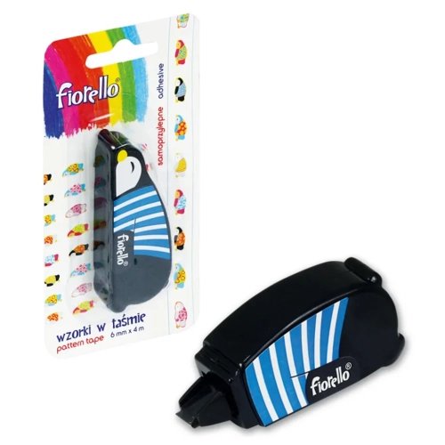 Wzorki w taśmie Fiorello 6mmx 4m GR-FT4 Pingwin