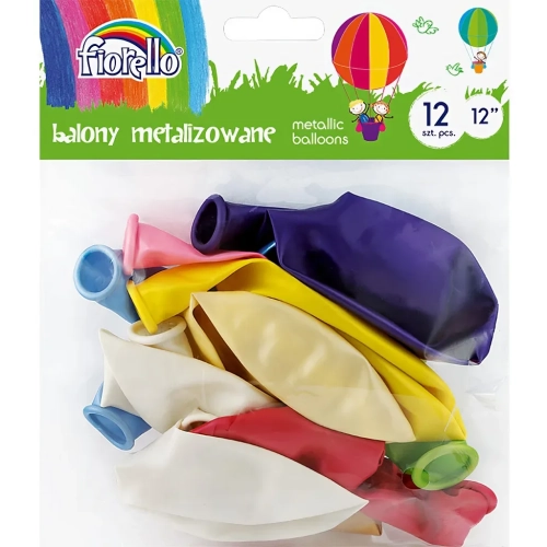 BALONY Fiorello 12″ METAL MIX 12 szt.