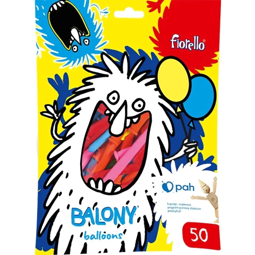 BALONY MODELUJĄCY Fiorello 50 szt.dł.31 cm