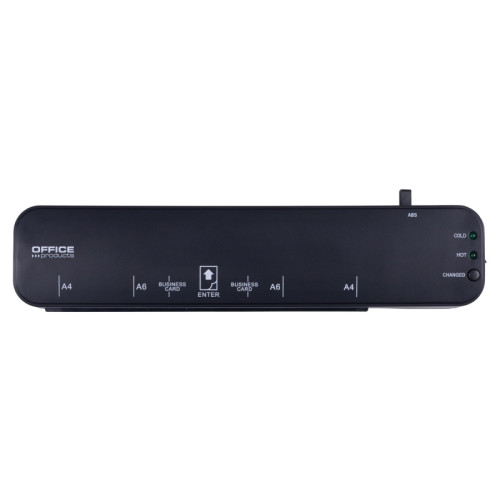 Laminator OFFICE PRODUCTS 400, A4, prędk. laminacji: 20cm/min., czarny