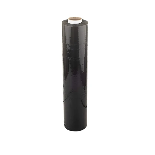 Folia stretch OFFICE PRODUCTS RĘCZNA, 3,0kg netto, szer. 500mm, gr. 23µm, czarna