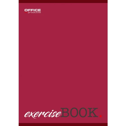 Zeszyt szkolny OFFICE PRODUCTS, A5, w kratkę, 80 kart., 60gsm, mix kolorów