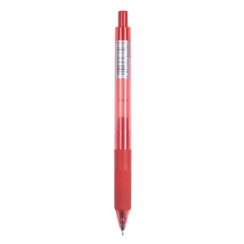 Długopis automatyczny żelowy OFFICE PRODUCTS,  gr. linii 0,25mm, dł. linii 1200m, czerwony