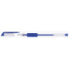 Długopis żelowy OFFICE PRODUCTS, gumowy uchwyt, 0,5mm, niebieski