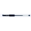 Długopis żelowy OFFICE PRODUCTS, gumowy uchwyt, 0,5mm, czarny