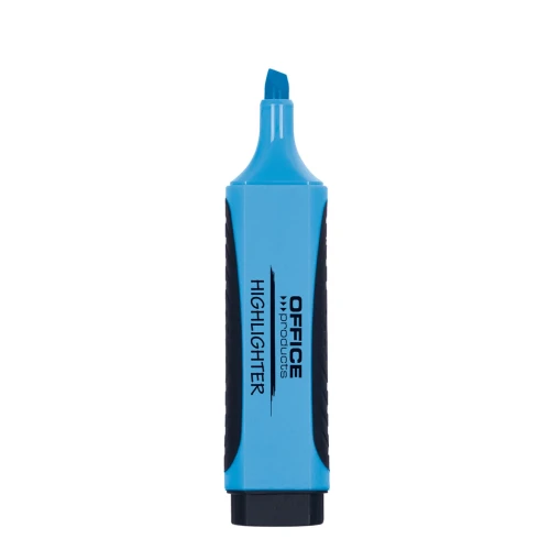 Zakreślacz OFFICE PRODUCTS z gumowym uchwytem, 2-5mm, niebieski