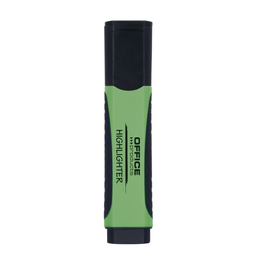 Zakreślacz OFFICE PRODUCTS z gumowym uchwytem, 2-5mm, zielony