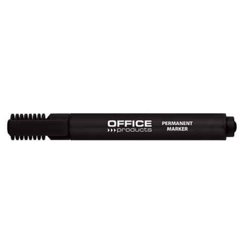 Marker permanentny OFFICE PRODUCTS, ścięty, 1-5mm (linia), czarny