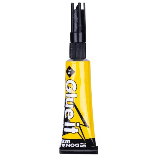 Klej błyskawiczny DONAU SAFETY Glue it, 3g, blister, transparentny