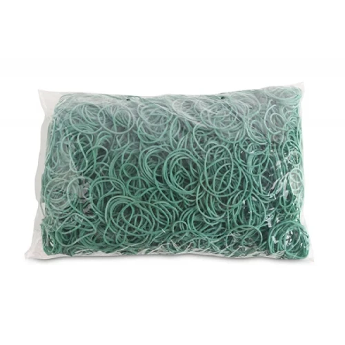 Gumki recepturki OFFICE PRODUCTS, średnica 40mm, 1,5x1,5mm, 60% kauczuku, 1000g, zgrzewka, zielone