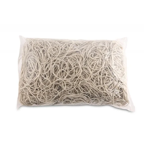 Gumki recepturki OFFICE PRODUCTS, średnica 50mm, 1,5x3mm, 60% kauczuku, 1000g, zgrzewka, białe