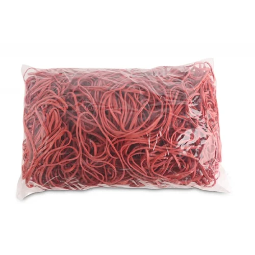 Gumki recepturki OFFICE PRODUCTS, średnica 80mm, 1,5x3mm, 60% kauczuku, 1000g, zgrzewka, czerwone