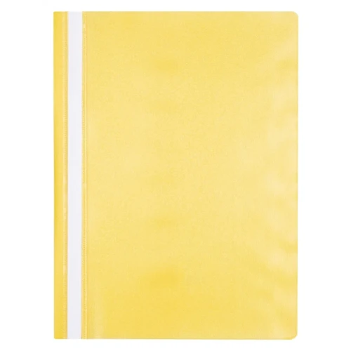 Skoroszyt OFFICE PRODUCTS, 120/180 mic, PP, żółty