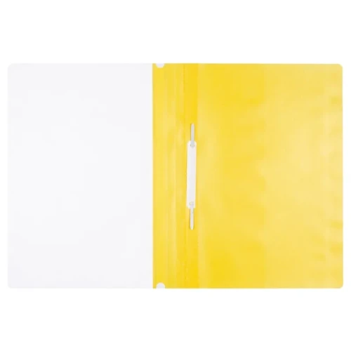 Skoroszyt OFFICE PRODUCTS, 120/180 mic, PP, żółty