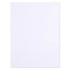 Skoroszyt OFFICE PRODUCTS Budget Pro, karton, z listwą, biały wewn., A4, 250gsm, biały