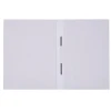 Skoroszyt OFFICE PRODUCTS Budget Pro, karton, z listwą, biały wewn., A4, 250gsm, biały