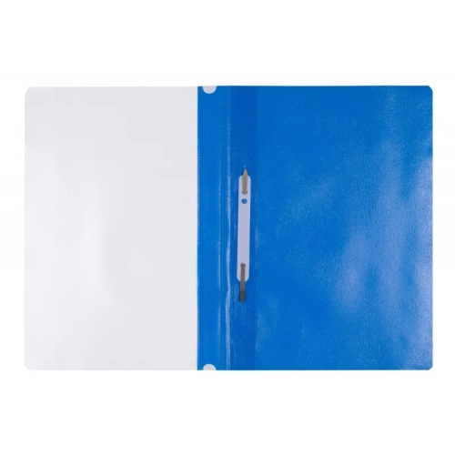 Skoroszyt OFFICE PRODUCTS, PP, A4, miękki, 100/170mikr., niebieski